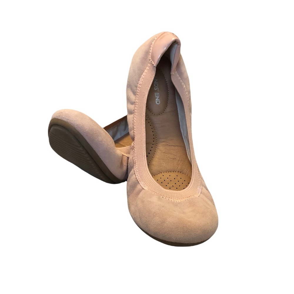Lands’ End comfort elastic slip on flats size 7